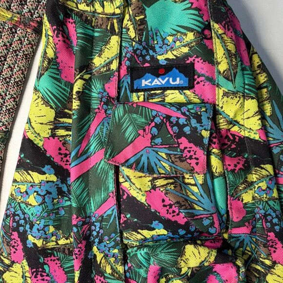 Kavu Rope Sling Crossbody Bag Tropical Greens - Picture 3 of 5